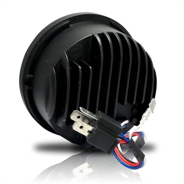 Morsun Auto Parts LED Headlight For Dyna Fat Bob Dual Lamp With Halo High Low Beam Projector - Image 3